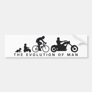 Adesivo Para Carro evolution of ele motorcycle biker