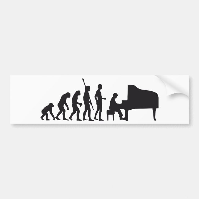 Adesivo Para Carro evolution piano (Frente)
