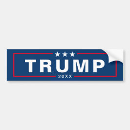 Adesivo Para Carro Excelente Trump 2020 Keep America - mínimo azul ve