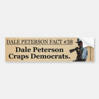 Adesivo Para Carro Excrementos Democratas de Dale Peterson