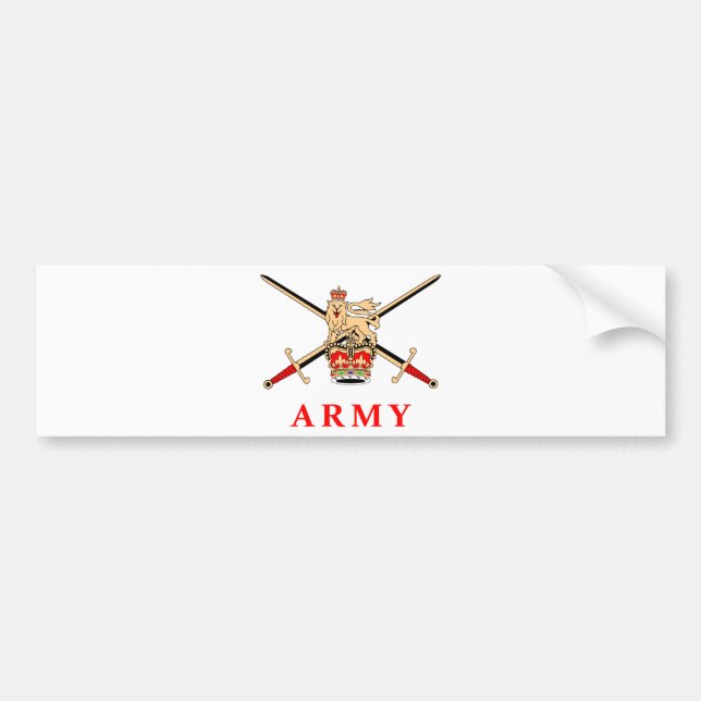 Adesivo Para Carro Exército BRITÂNICO (Frente)