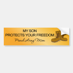 Adesivo Para Carro (Exército) meu filho protege sua liberdade