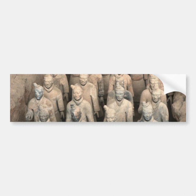 Adesivo Para Carro Exército Terracotta (Frente)