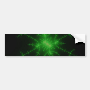 Adesivo Para Carro Explosão verde de incandescência do Fractal