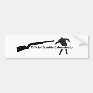 Adesivo Para Carro Exterminator do zombi