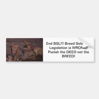Adesivo Para Carro Extremidade BSL de Bumpersticker