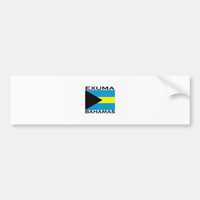 Adesivo Para Carro Exuma, Bahamas (Frente)