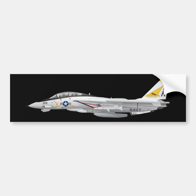 Adesivo Para Carro F-14 Tomcat Jet VF-21 (Frente)
