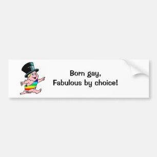Adesivo Para Carro Fabuloso alegre nascido, pela escolha!