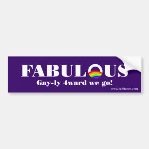 Adesivo Para Carro Fabuloso: divisão Gay-LY 4