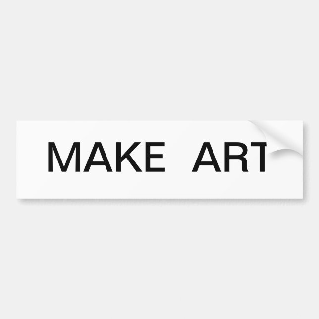Adesivo Para Carro Faça a arte (Frente)