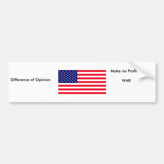 Adesivo Para Carro Faça a nenhum lucro no jGibney da GUERRA o soldado (Frente)