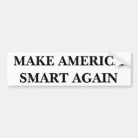 Faça América Smart outra vez, autocolante no vidro