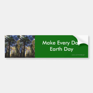 Adesivo Para Carro Faça cada Dia da Terra do dia