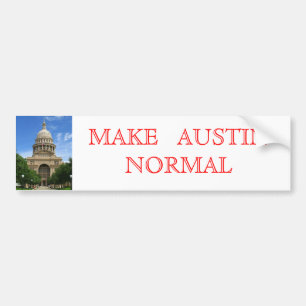 Adesivo Para Carro Faça o Normal de Austin