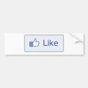Adesivo Para Carro Facebook gosta