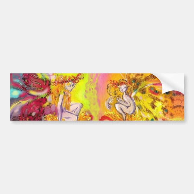 Adesivo Para Carro Fairies of Dawn, Bumper Sticker (Frente)