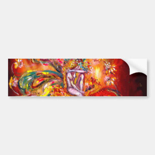 ADESIVO PARA CARRO FAIRY IN RED