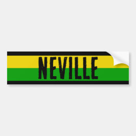 Adesivo Para Carro Faixa Personalizada Colorida da Bandeira Jamaicana