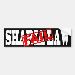 Adesivo Para Carro FALHA da lei de Sharia
