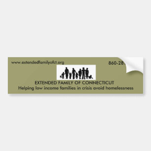 ADESIVO PARA CARRO FAMÍLIA EXTENSA DE CONNECTICUT