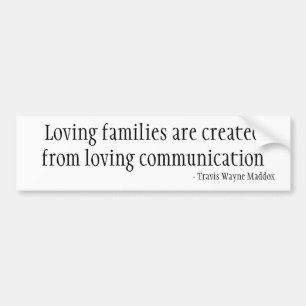 Adesivo Para Carro Famílias e uma comunicação Loving