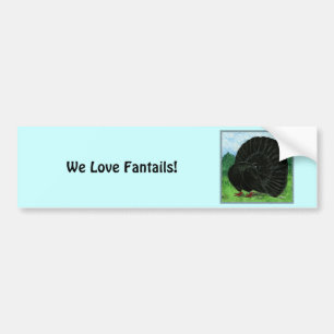 Adesivo Para Carro Fantail:  Black