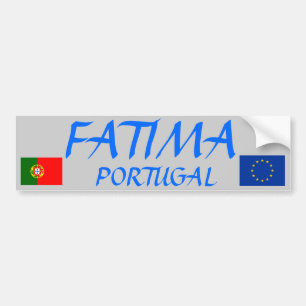 Adesivo Para Carro Fatima, autocolante no vidro traseiro de Portugal