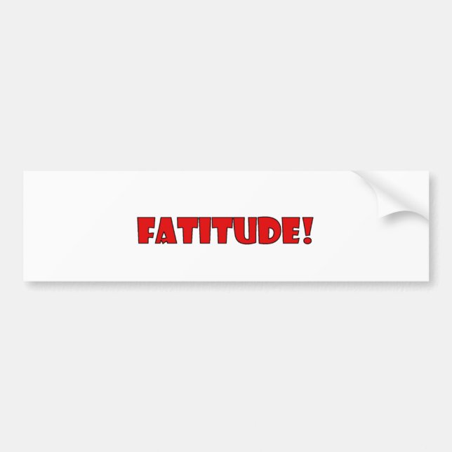 ADESIVO PARA CARRO FATITUDE! (Frente)