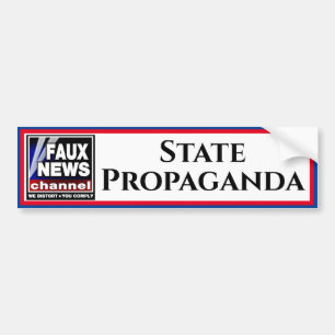 Adesivo Para Carro Faux News "State Propaganda"