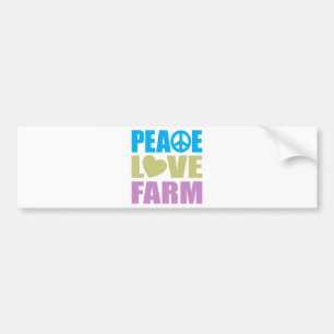 Adesivo Para Carro Fazenda do amor da paz