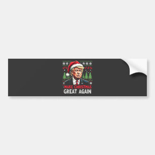 Adesivo Para Carro Fazer Excelente De Natal Novamente Feio Trump Do S