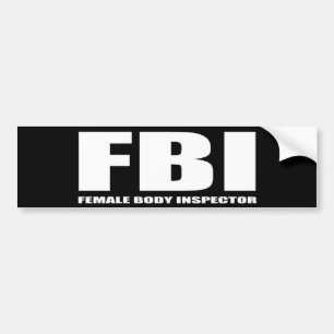 ADESIVO PARA CARRO FBI