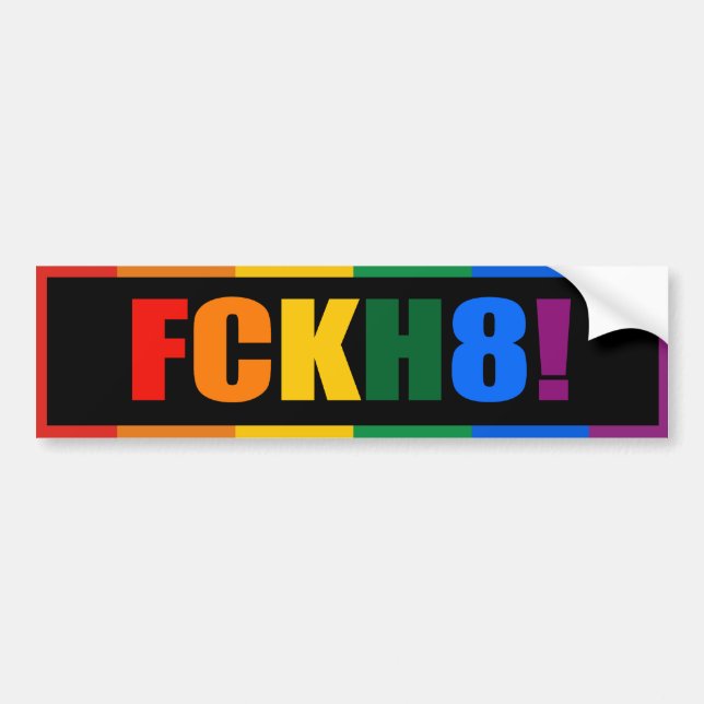 Adesivo Para Carro FCKH8 - .png (Frente)