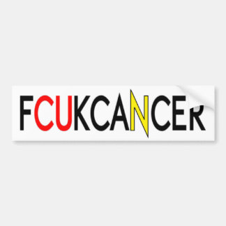 ADESIVO PARA CARRO FCUKCANCER