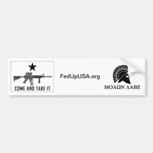 Adesivo Para Carro FedUpUSA vem tomá-lo
