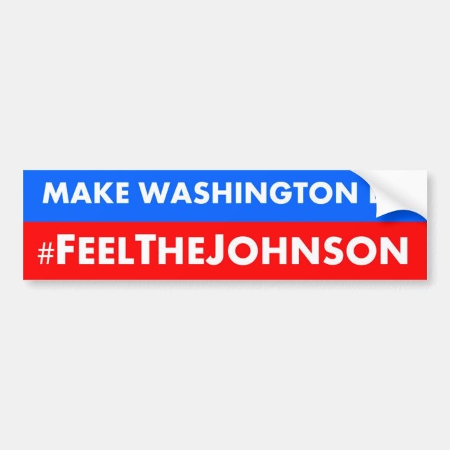 Adesivo Para Carro #feelthejohnson Gary Johnson 2016 (Frente)
