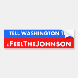 Adesivo Para Carro #feelthejohnson Gary Johnson 2016
