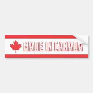 Adesivo Para Carro Feito no autocolante no vidro traseiro de Canadá