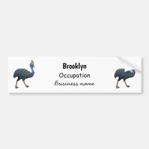 Adesivo Para Carro Feliz desenho animado de pássaros 