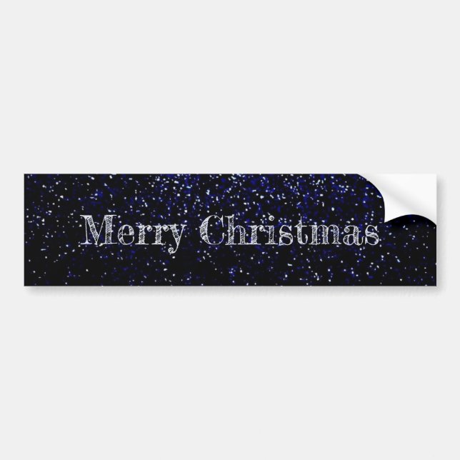 Adesivo Para Carro Feliz Natal Design de Poeira Fada (Frente)