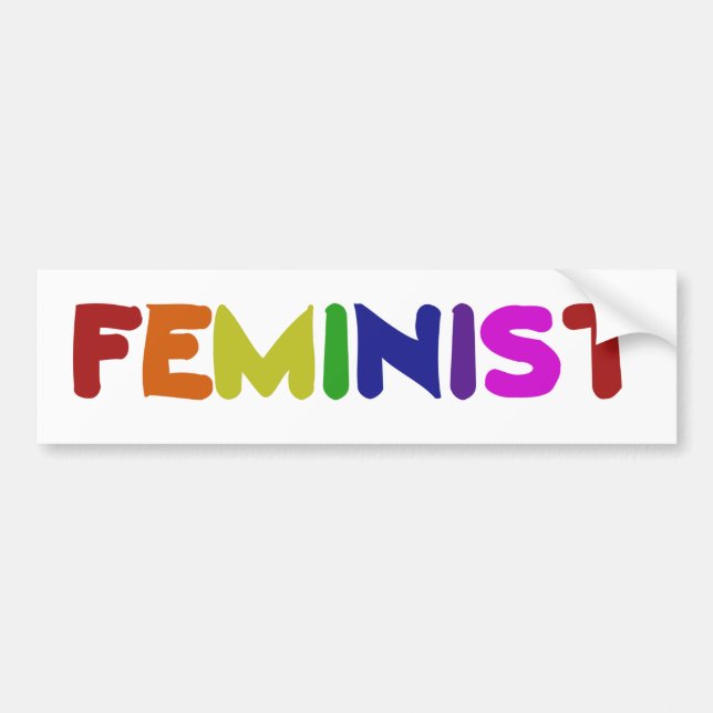 Adesivo Para Carro Feminista (Frente)