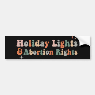 Adesivo Para Carro Feriados e direitos de aborto - escolha