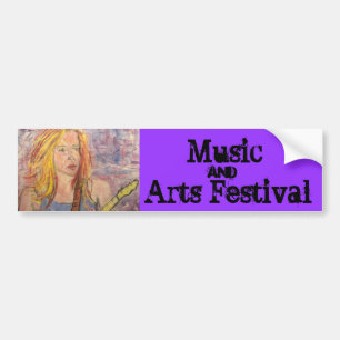 Adesivo Para Carro Festival de Música e Artes