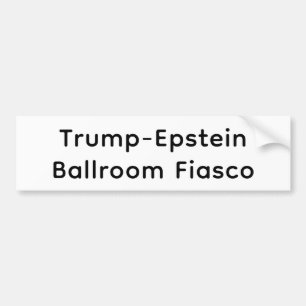 Adesivo Para Carro Fiasco da Sala Trump-Epstein Hankamer Artjunkhaus