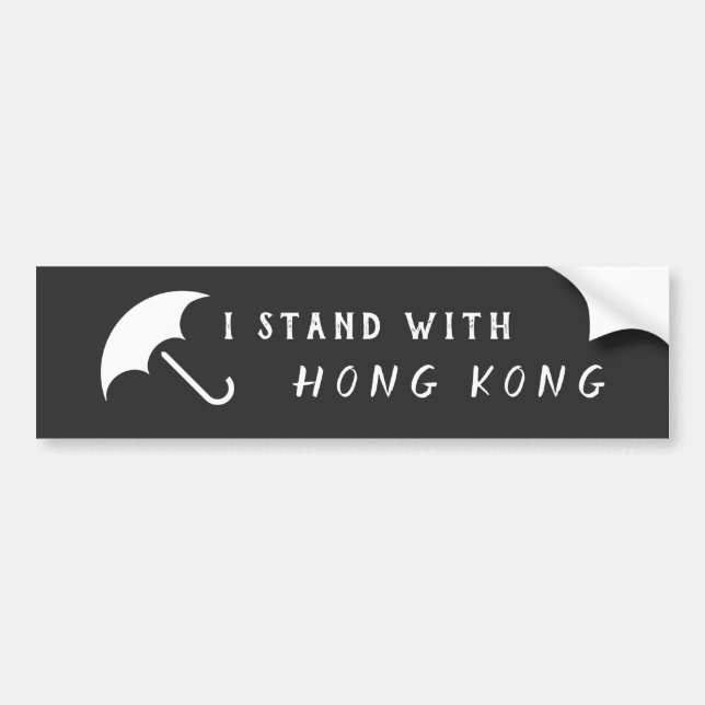 Adesivo Para Carro Fico Com Hong Kong (Frente)