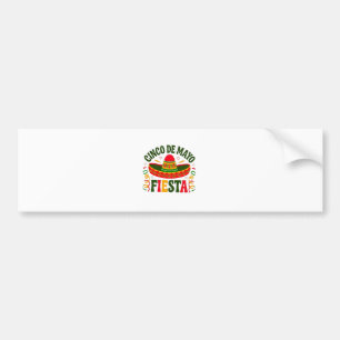 Adesivo Para Carro Fiesta Squad Cinco De Mayo Mexicano Sombrero