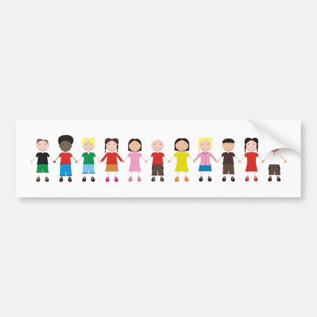 Adesivo Para Carro Fila Infantil (Frente)