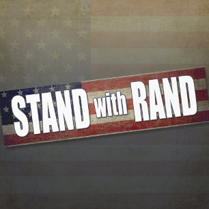 Adesivo Para Carro Fique com Rand Paul 2016