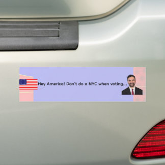 Adesivo Para Carro FIREFOXNEWS ONLINE™ Mamdani MEME Bumper Sticker